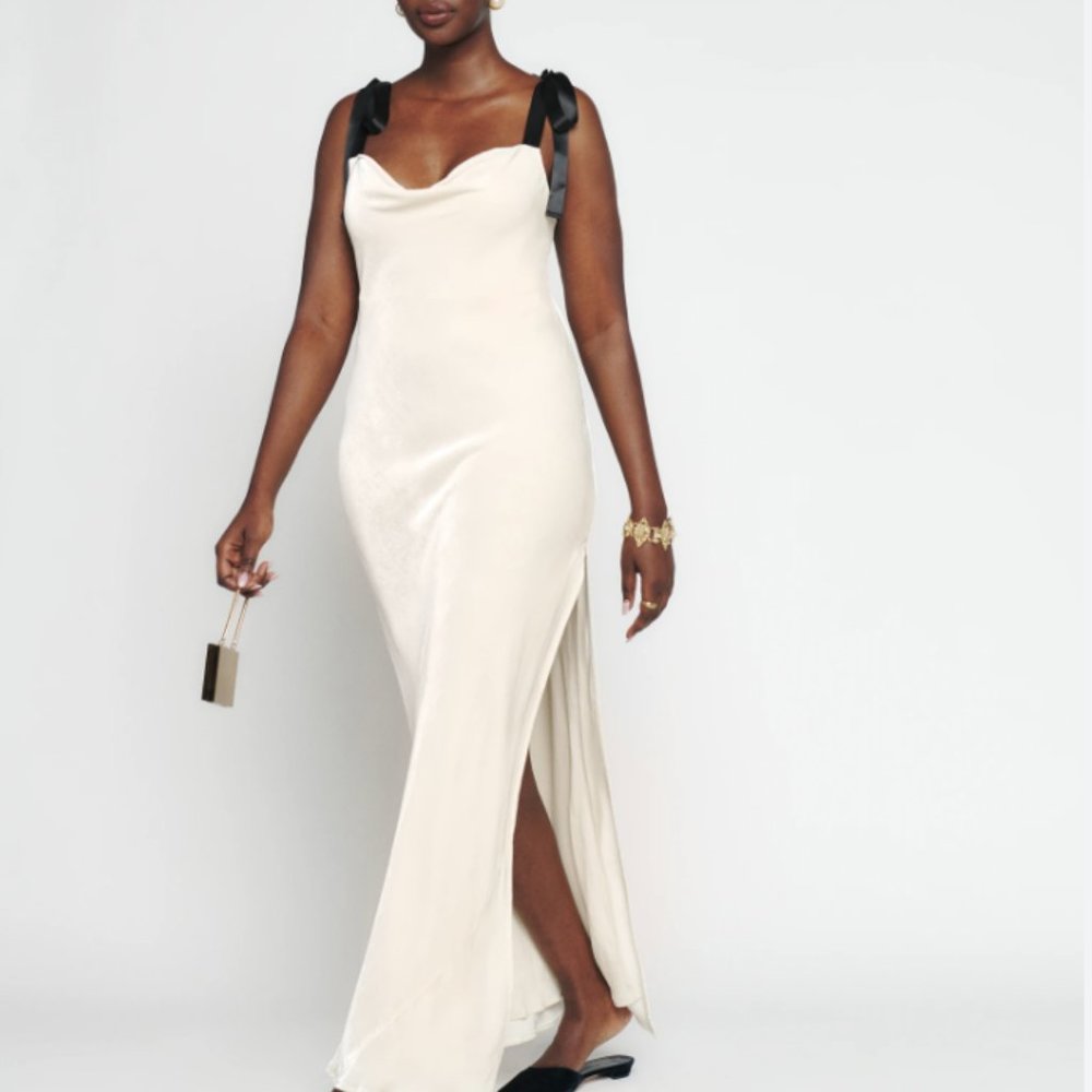 Reformation Nya Velvet Dress